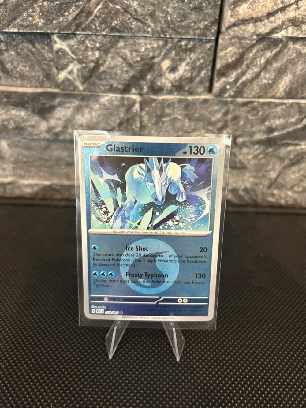 Pokémon‎ Glastier 054/217 Reverse Holo Rare from Ascended Heroes Set M/NM